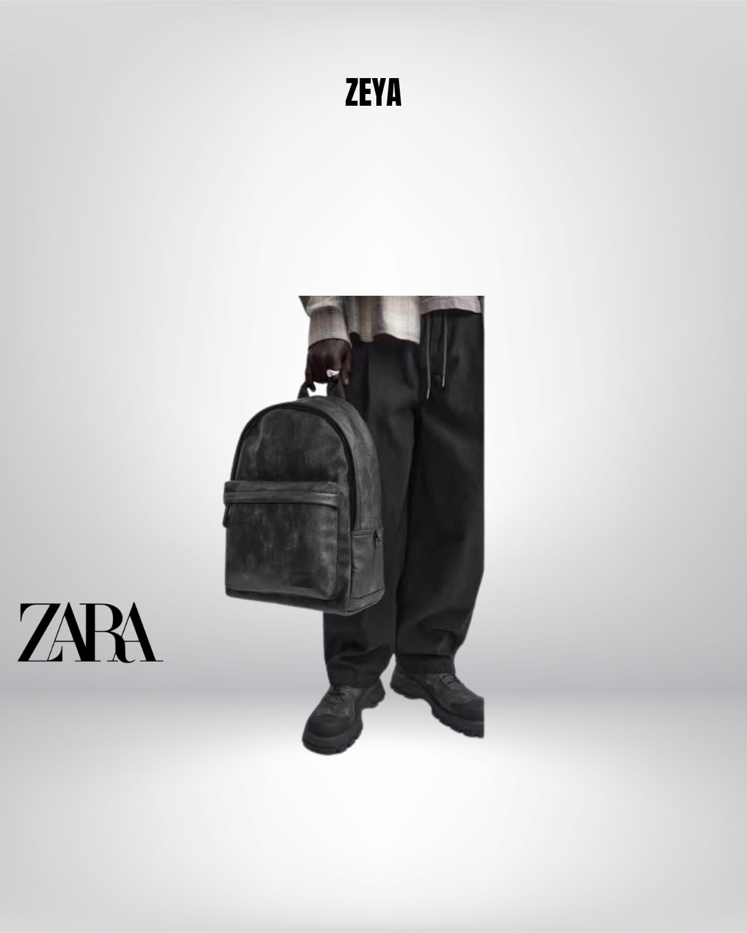 ZARA BLACK BACKPACK!