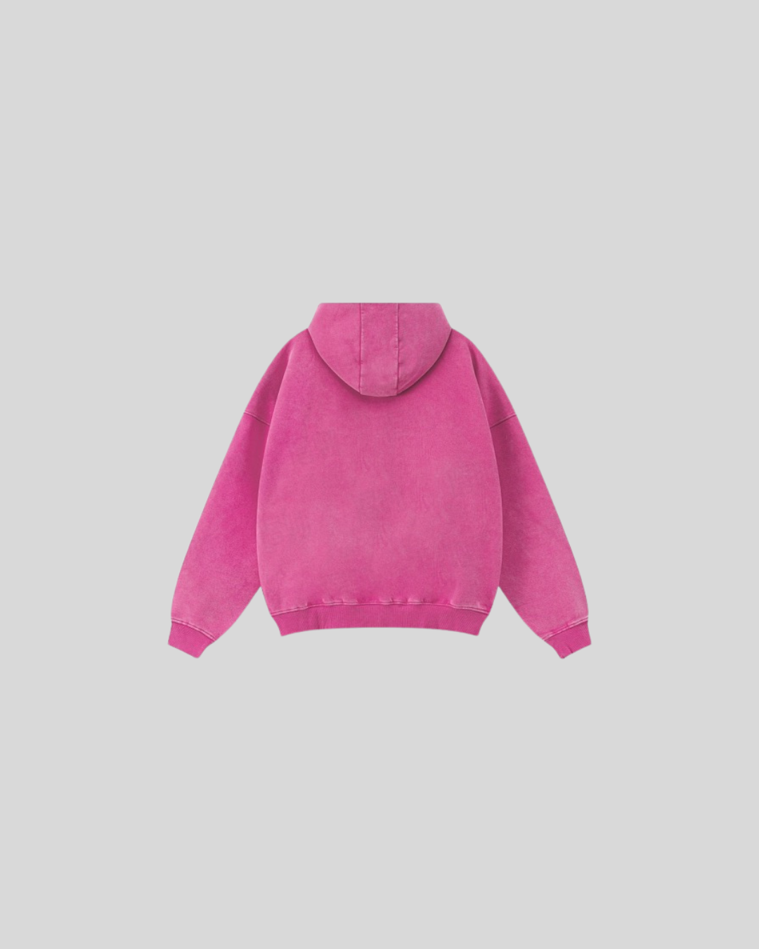 80% cotton zip hoodie